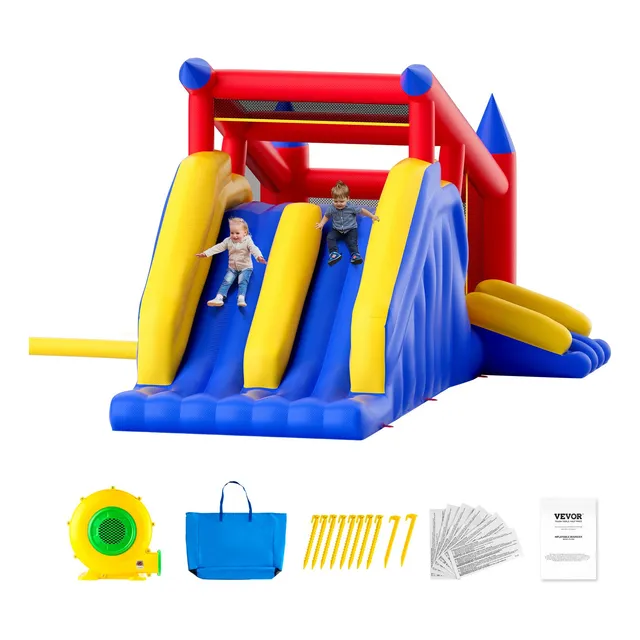 Trampolin Brincolin Inflable 4.6m Brinca Brinca Toboga Niños