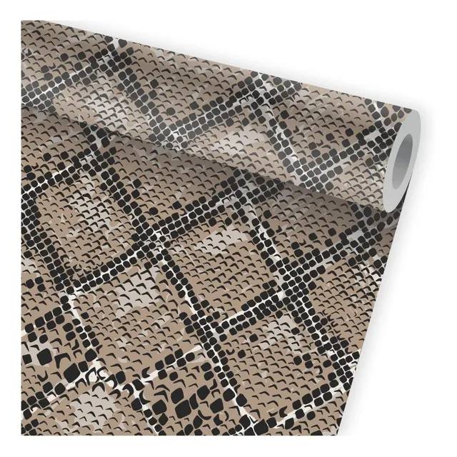 Papel De Parede Pele De Cobra Zoo Animal Print Safari A702