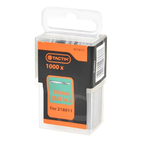Clavo Trabajo Pesado 1000 Piezas Tactix 16 Mm Diámetro Nominal 1 Cm Largo 8 Cm