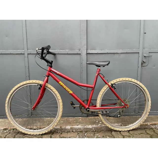 Bicicleta Dama Rodado 26 Con 6 Cambios Paseo Rojo M