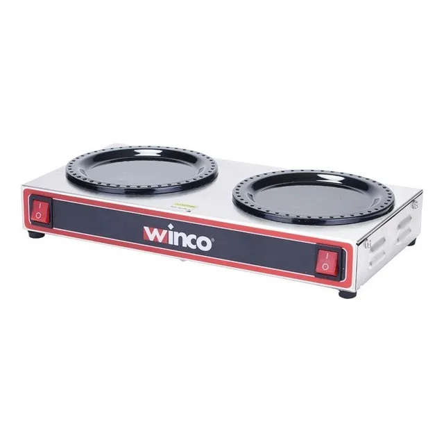 Calentador De Café Dos Quemadores 200 Watts Winco