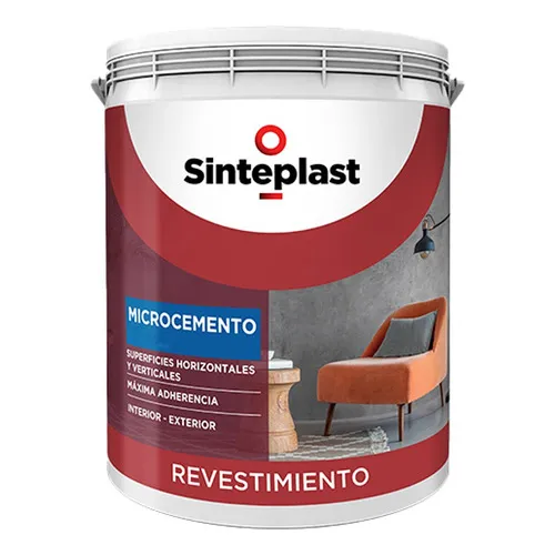 Recuplast Microcemento Base Gris Fina Gruesa 20k