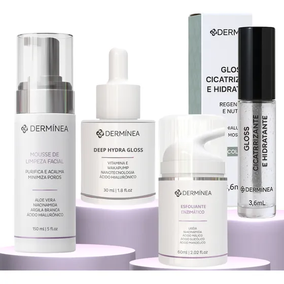 Kit Hydra Gloss - Hidratação Labial Com Esfoliante Enzimatic