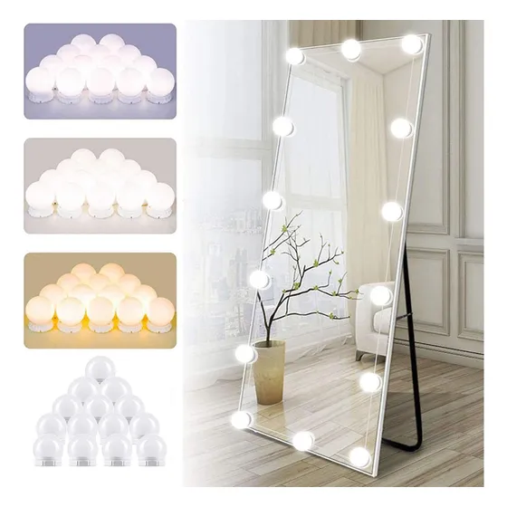 Luces de Tocador para Espejo Luces Led de Espejo de Tocador Forma Bulbo