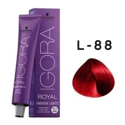 Tinte Igora Royal L-88 Rojo Intenso