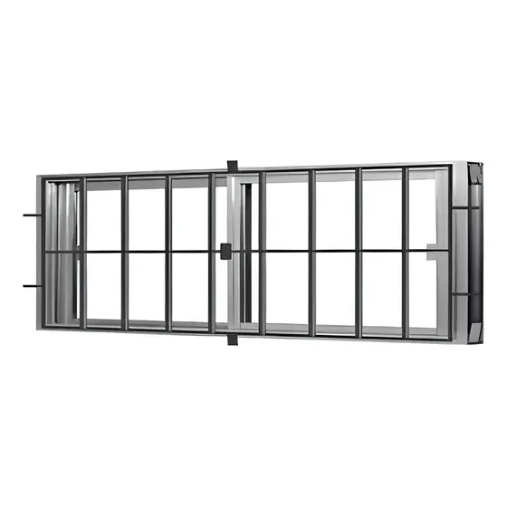 Ventanas Aluminio Con Rejas 100x40 Ventana Aluminio