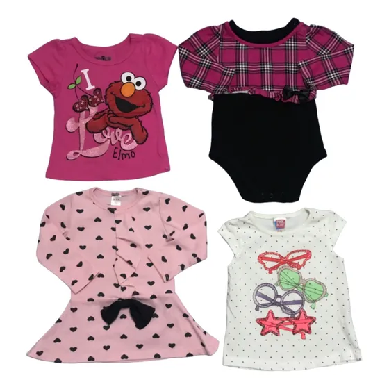 Ropa De Niña Importada Lote 12 Piezas Talla 1