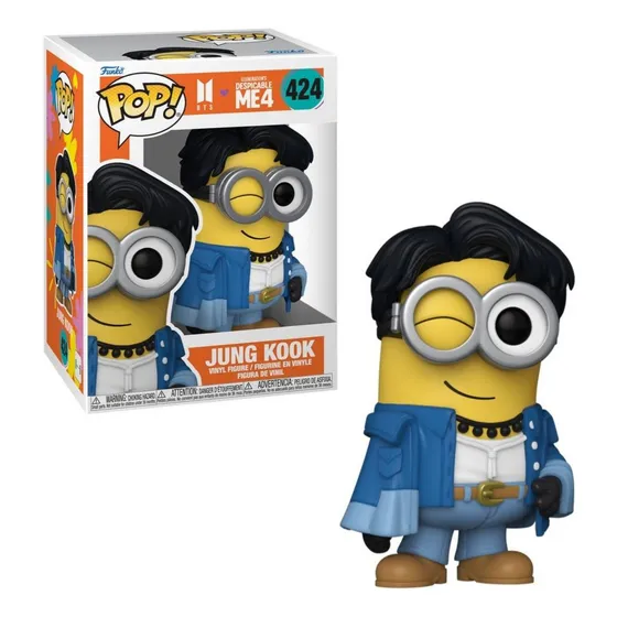 Funko Pop! Rocks Bts X Meu Malvado Favorito 4 Jung Kook