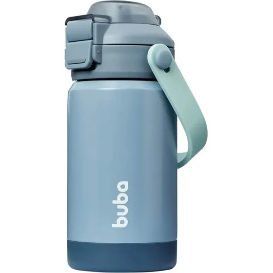 Copo Garrafa Térmica C/ Bico E Botão Plus Azul Buba