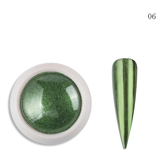 Polvo Inyectable Bicolor J Manicure Solid Mirror Powder Ti 8