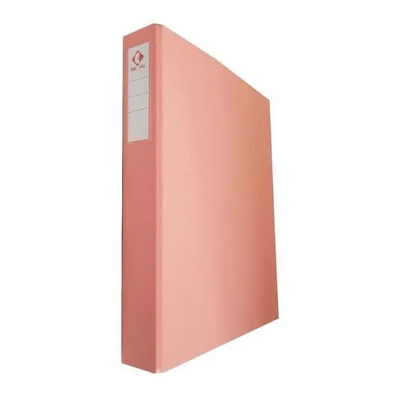 Carpeta Pvc Color Pastel A4 2 Anillos X 40mm The Pel Color Rosa
