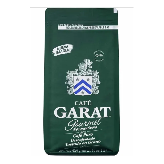 Café Garat Descafeinado Grano Entero 454 G