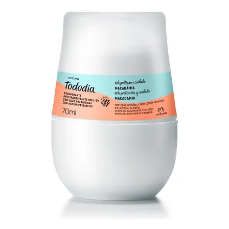 Desodorante Roll-on Antitranspirante Macadâmia Natura 70ml