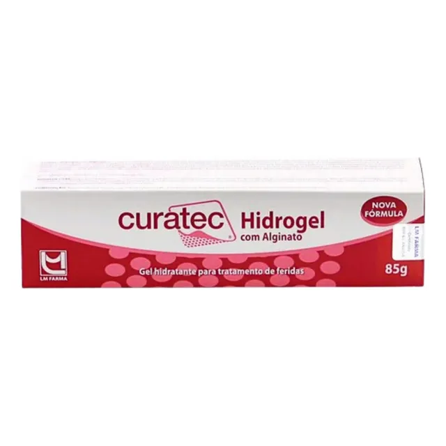 Curatec 85g Pomada Hidrogel Alginato P/ Escaras Queimaduras