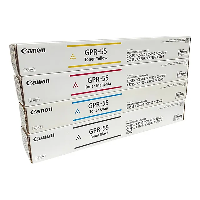 Kit Toner Canon Gpr-55 Original Cmyk