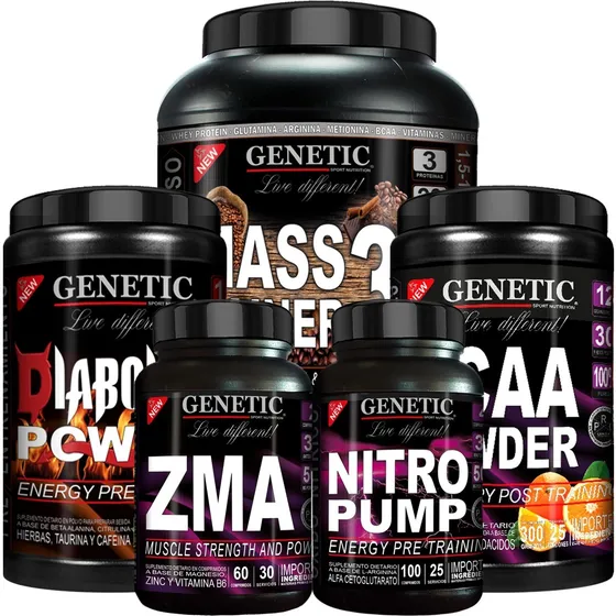 Anabol 5 Aumento Muscular Eleva Testo Fuerza Energia Genetic