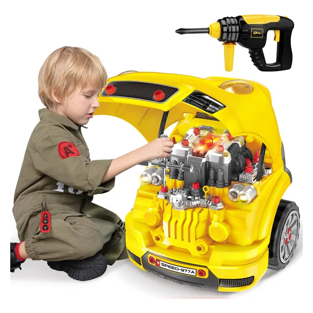Set De Taller Mecánico Deejoy, Kit De Construcción De Camion
