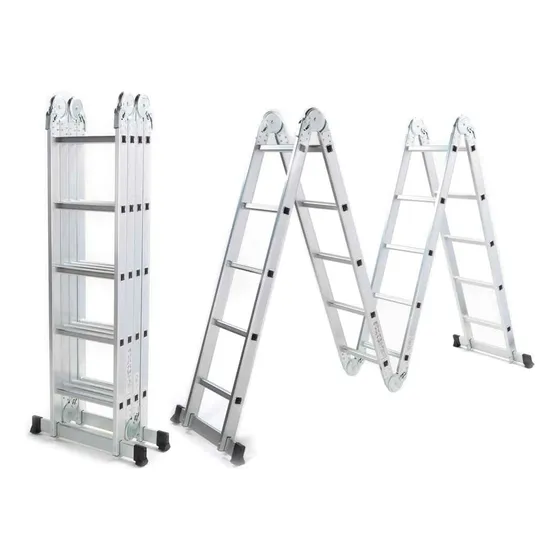 Escalera Andamio Aluminio Multifuncion 20 Escalones Total