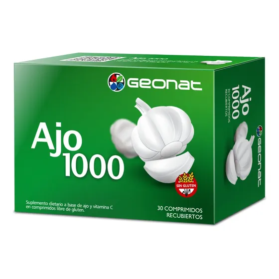 Geonat Suplemento Ajo 1000 Previene Presión Arterial 30 Comp
