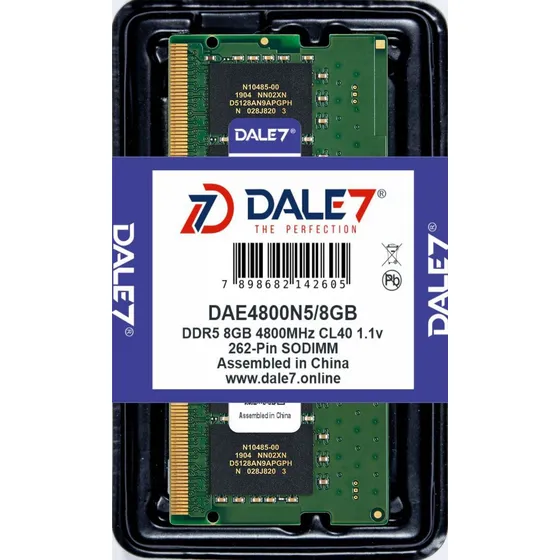  Memória Dale7 Ddr5 8gb 4800 Mhz Notebook 1.1v