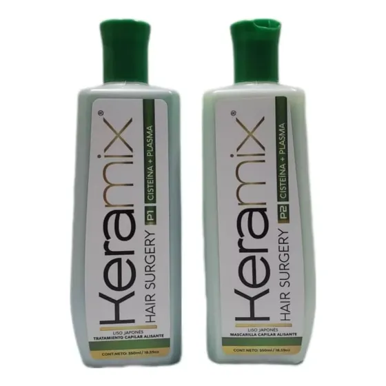 Cirugía Capilar Keramix Alisado Japonés De 550ml