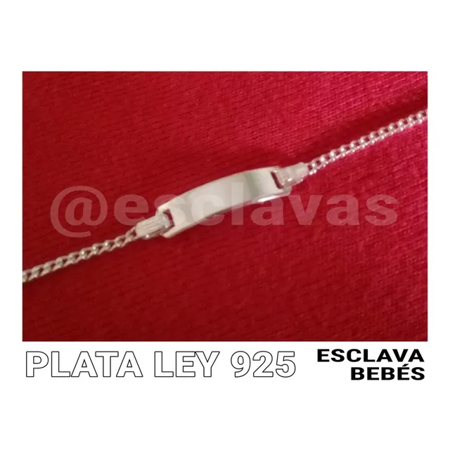Esclava Para Bebe En Plata Ley 925 -100% Garantizada