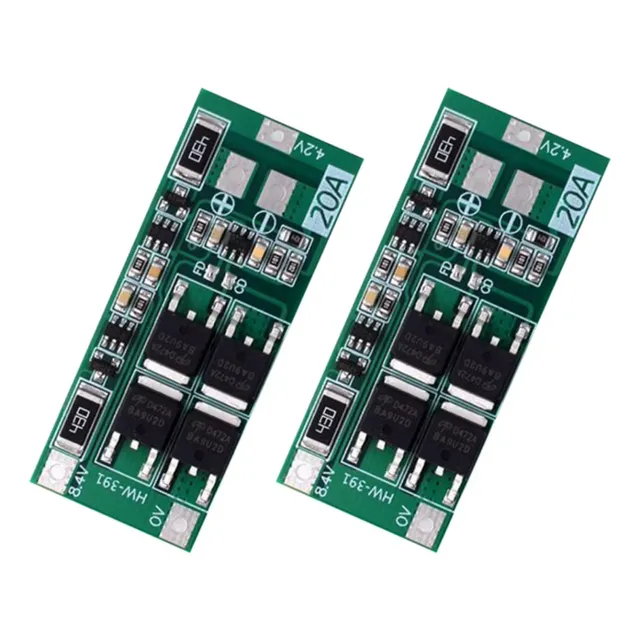 2 Modulo Bms - Cargador De Batería De Litio 2s 20a