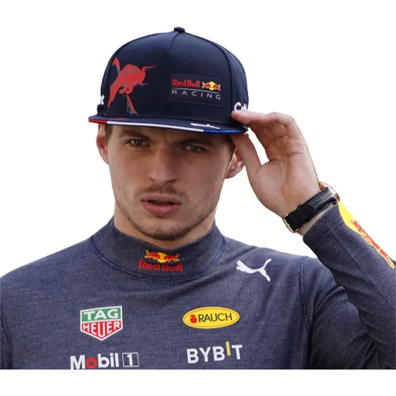 Gorra Puma Red Bull #1 Max Verstappen 2022 Plana Original F1