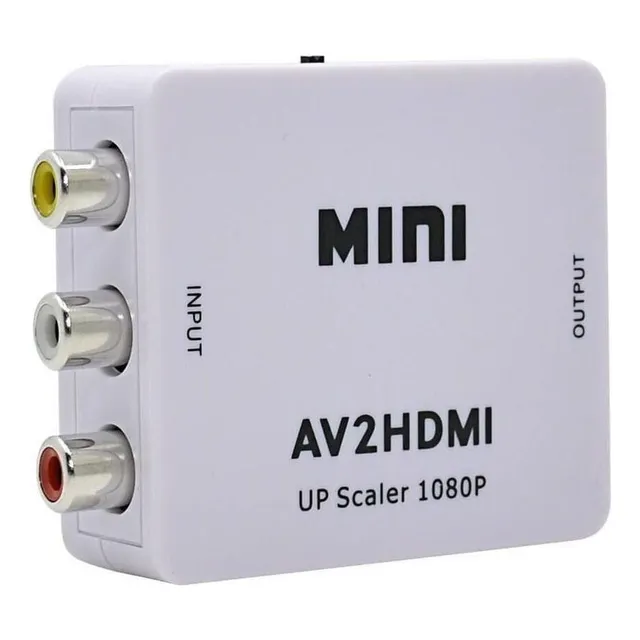 Adaptador Conversor Mini 2av A Hdmi 1080p