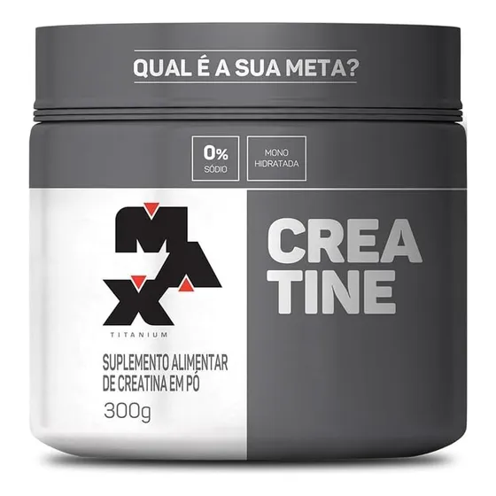 Creatina Max Titanium Monohidratada 300gr. Ind.brasilera