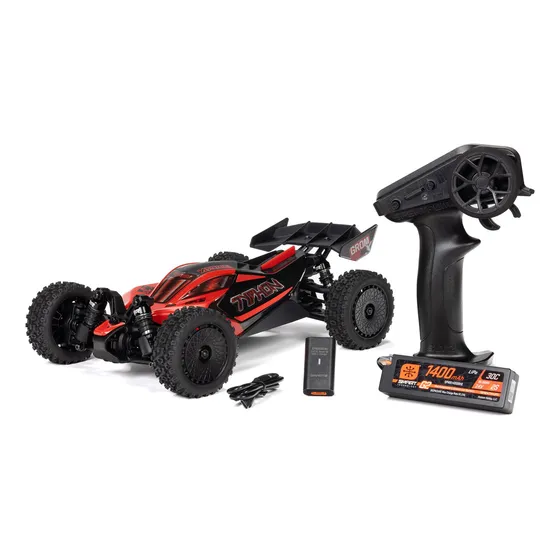 Buggy Arrma Typhon Grom 4x4 223s Blx Rojo Rtr Incluye Bate