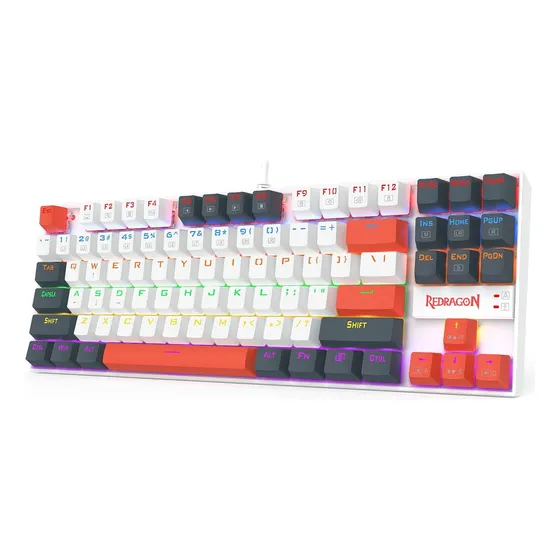 Teclado Mecánico Gamer Redragon Kumara K552 Rainbow Usb