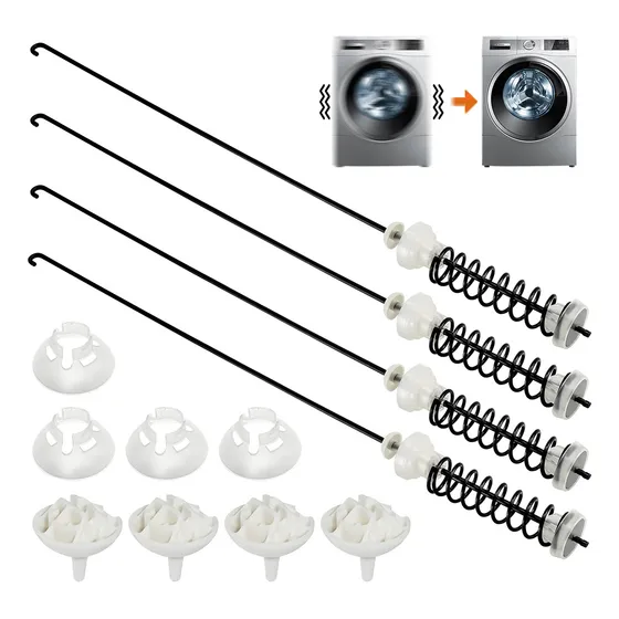 Kit 4 Varillas Suspension Amortiguadores Lavadora Para Whirlpool W11226774 W10780048