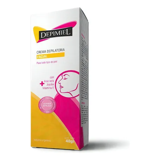 Crema Depilatoria Para El Rostro Depimiel Clasica X 40 Gr