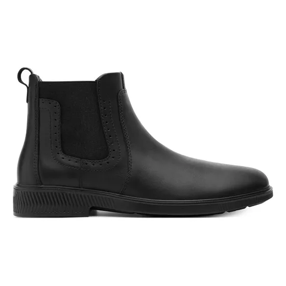 Bota De Piel Flexi Con Elástico Para Hombre 412303