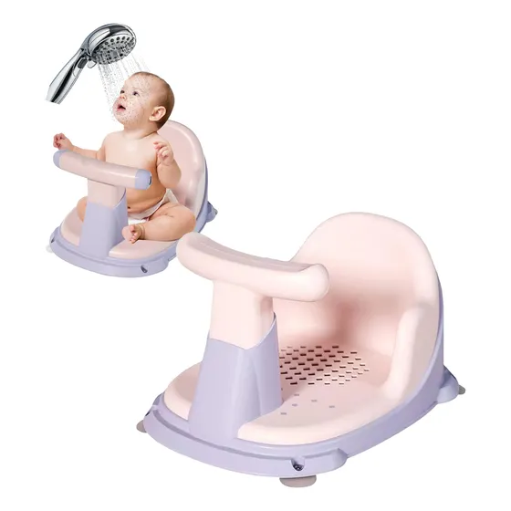 Asiento De Ducha Para Bebé Rosado Úpale