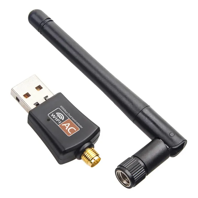 Receptor Wifi 600mbs Doble Banda Tarjeta Usb Dual 2.4-5 Ghz