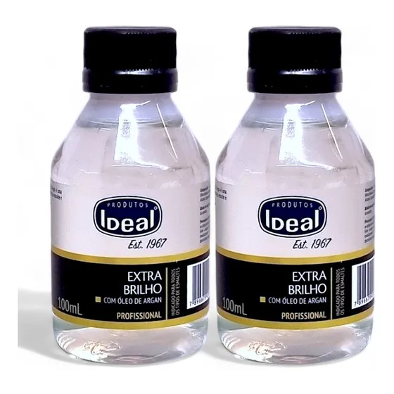 Ideal Extra Brilho Com Óleo De Argan 100ml - 2 Unidades