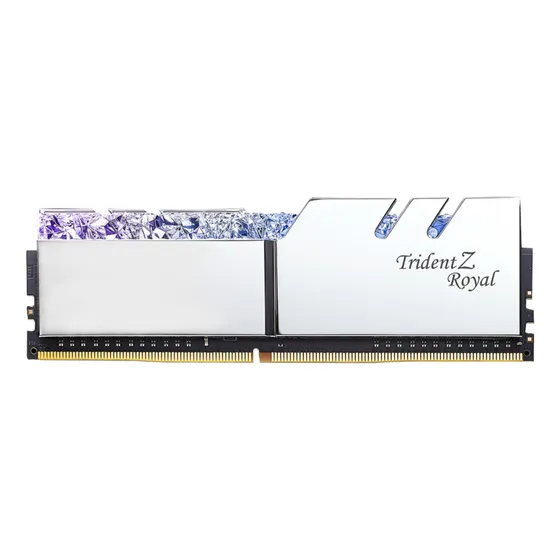 Memoria RAM Trident Z Royal gamer color plata 16GB 2 G.Skill F4-3600C18D-16GTR