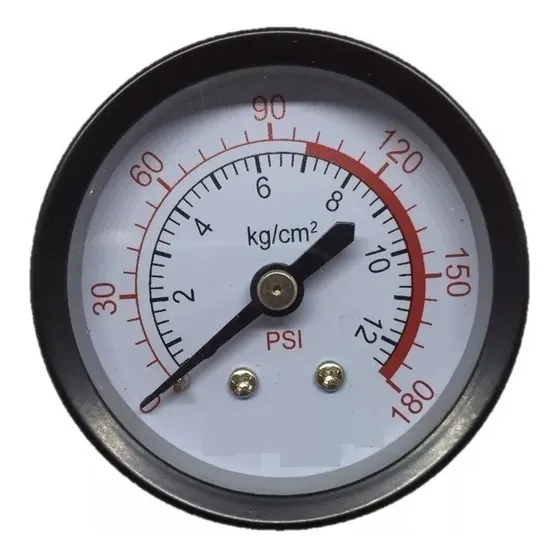 Manometro Hidroneumatico Compresor 0-180 Psi 4cm 1/4 Axial