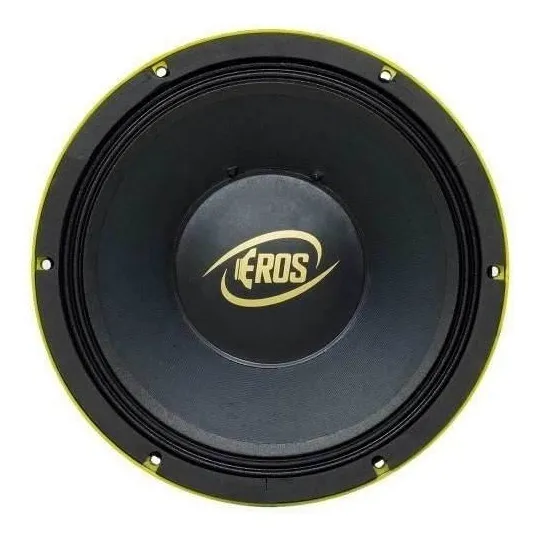 Médio Grave 12 Eros E-712 Pro 700 Watts Rms 8 Ohms Cor Preto/dourado
