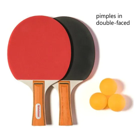 Juego De Raquetas Tenis, Ping Pong De Mesa Con Pelotas Forro