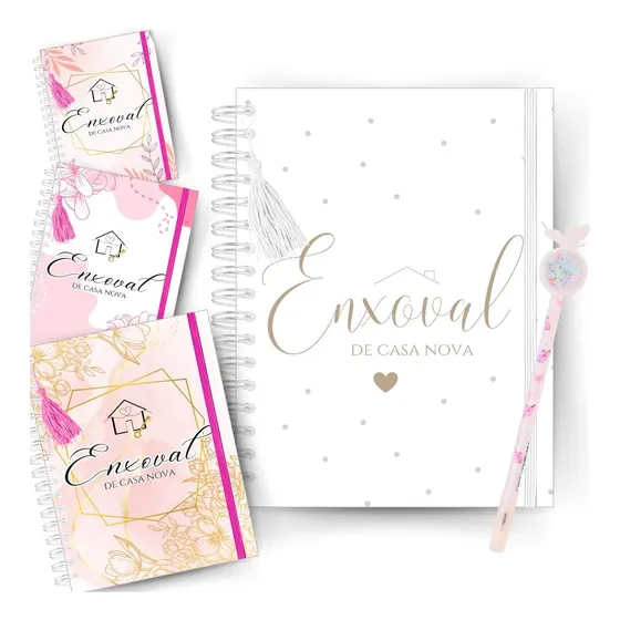 Planner Enxoval De Casa Nova - Financeiro E Lista De Enxoval