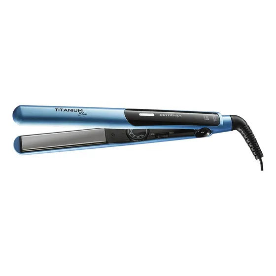 Prancha Britânia Titanium Blue Bivolt N/a