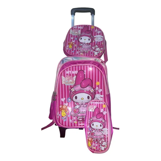 Morral Escolar Con Ruedas Melody