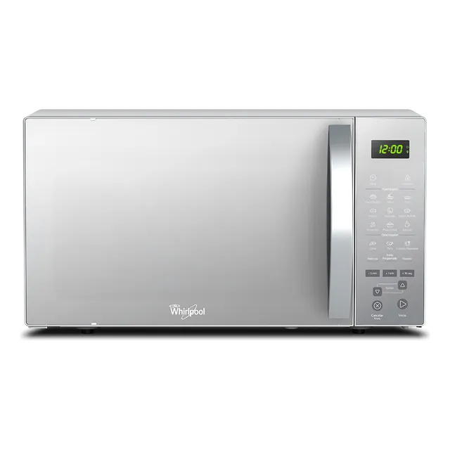 Horno De Microondas Whirlpool WM1514D Gris Acero 1.4 Ft³ 39l 127v Electrico De Mesa Estante Plato