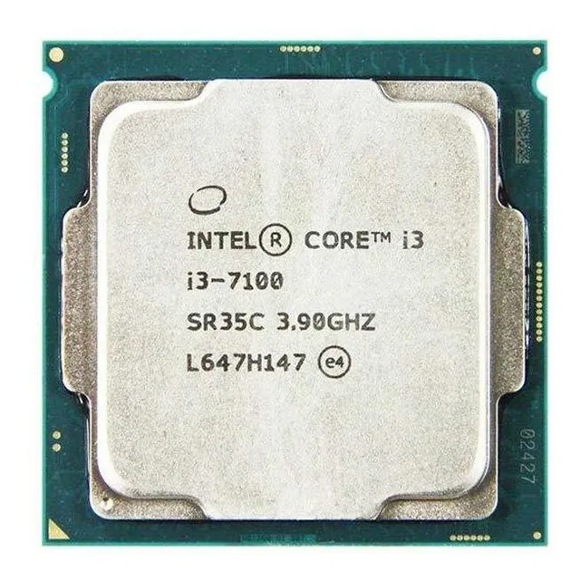 Procesador gamer Intel Core i3-7100 BX80677I37100 de 2 núcleos y 3.9GHz de frecuencia con gráfica integrada