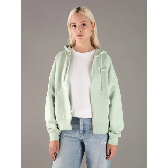 Sudadera Verde Calvin Klein Con Monologo De Mujer