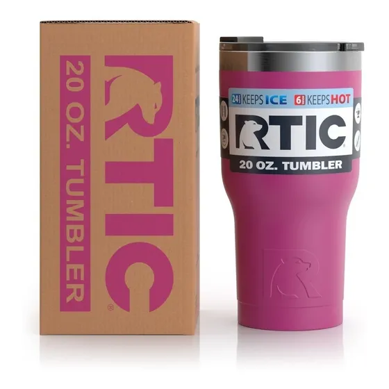 Vaso Termico Rtic Very Berry Matte Con Tapa, 20oz