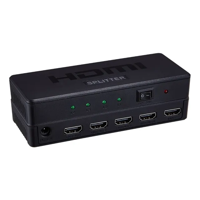 Splitter Hdmi Amplificador Divisor 1x4 4k 3d 4 Salidas Usb